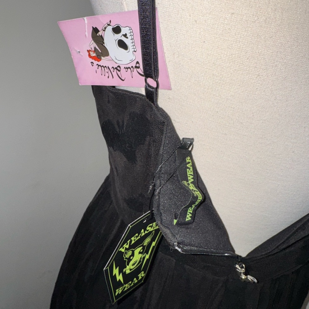 NEW WEASEL WEAR Nosferatu Bat Maxi with Built-In Romper Size Large - Picture 10 of 11